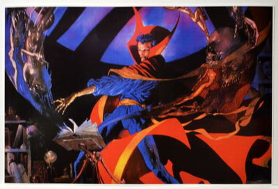 DR STRANGE - MASTER Of The MYSTIC ARTS Pin Up Poster Marvel | eBay