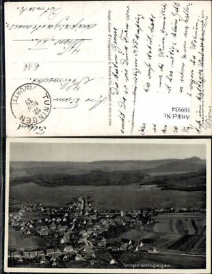 109934,Fliegeraufnahme Tuningen um 1939 Feldpost Schwarzwald Baar Kreis