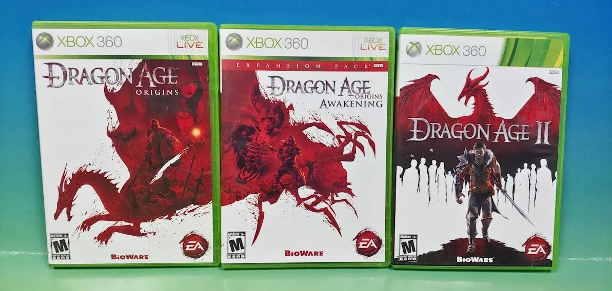 Dragon Age Origins Awakening Origins 2 Xbox 360 Game Lot Set