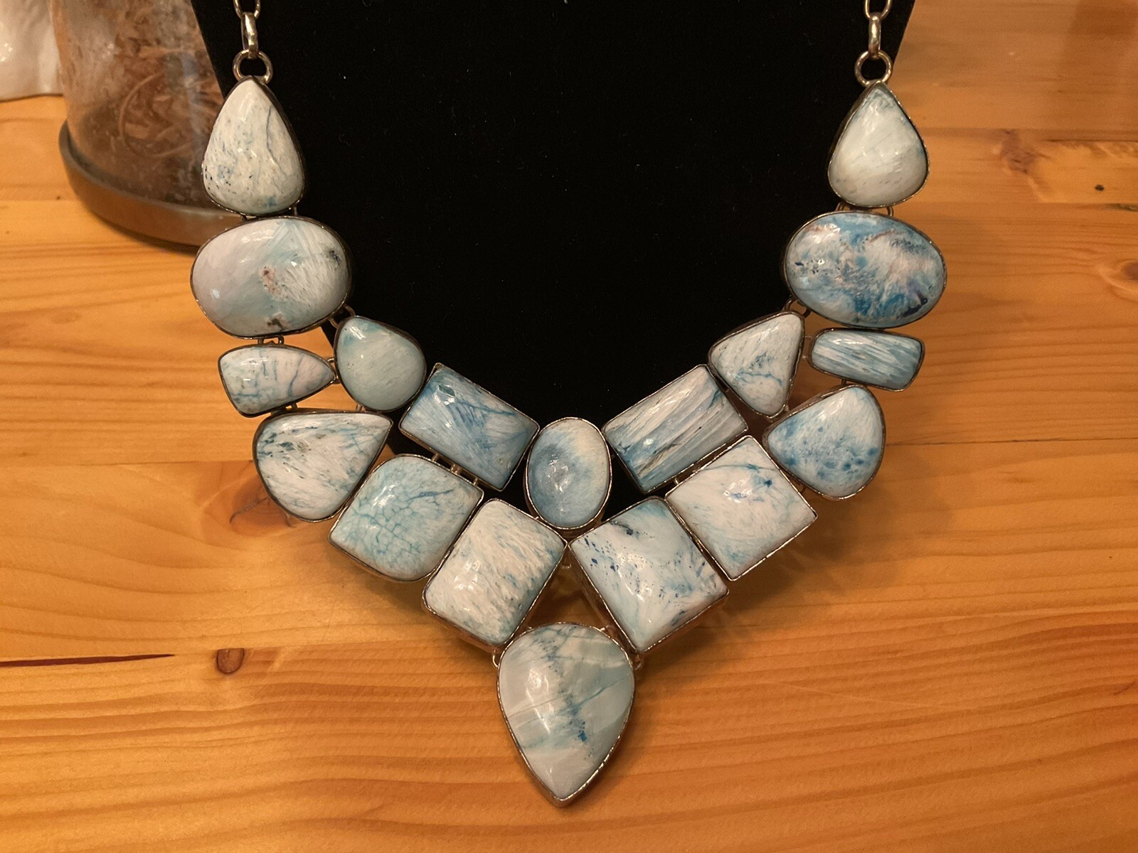 STUNNING SUMMER STATEMENT NECKLACE…..OCEAN BABY B… - image 1