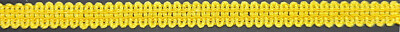 1/2'' Sunshine Yellow French Gimp Chinese Gimp Braid Fabric Trim 18 Yards