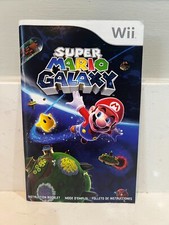 Super Mario Galaxy - Nintendo Wii Instruction Manual Booklet Only
