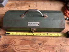 SK Tools Vintage Portable Green Toolbox 16”