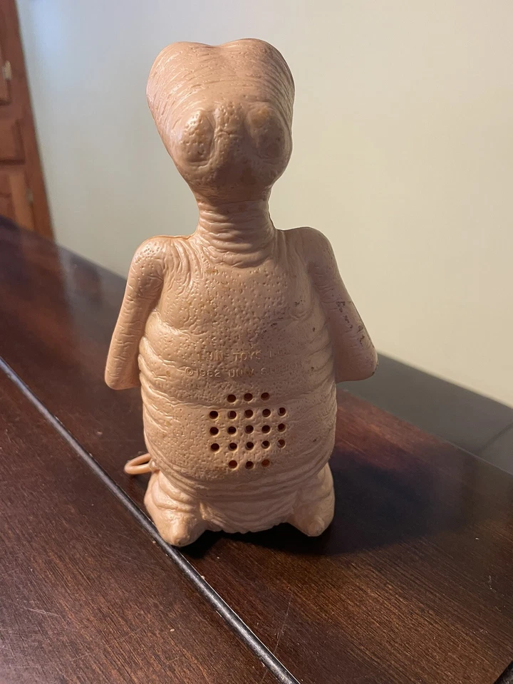 Vintage 1982 E.T. Figura de juguete Talking Pull String LJN Universal Studios 7" Foto 3 de 4