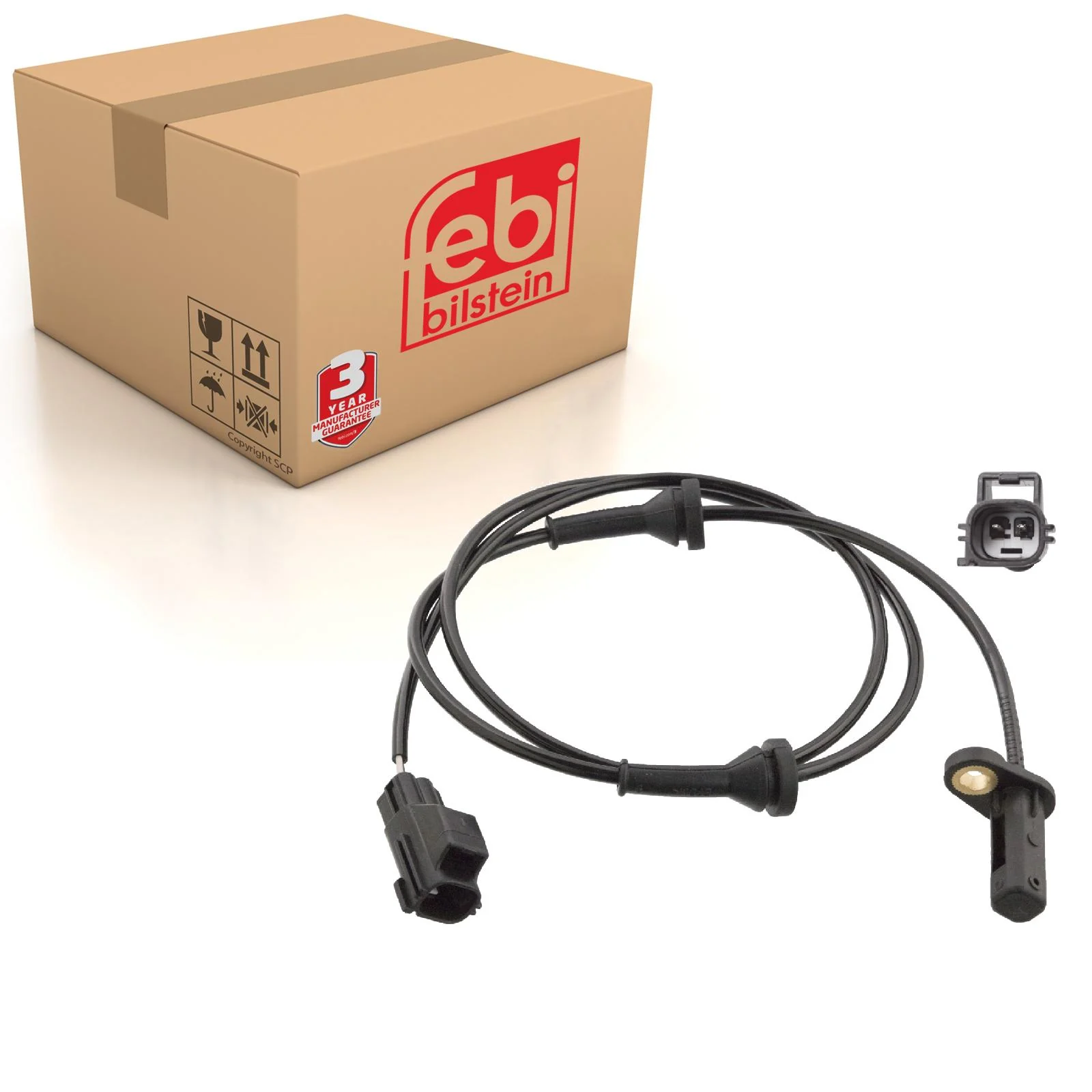 ABS Sensor fits VOLVO S60 Mk1 Front Right 00 to 10 B5244SG Wheel Speed 30773740 - Image 10