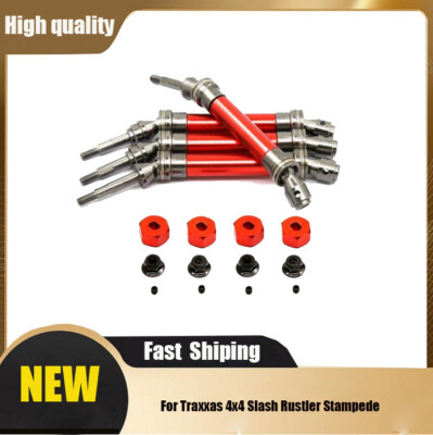 Metal CVD Front Rear Drive Shafts For Traxxas 4x4 Slash Rustler Stampede RC SDE