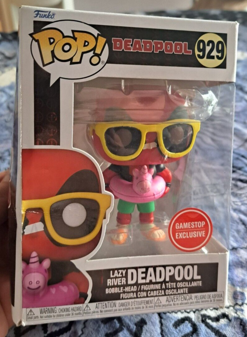 En Oferta Funko Pop Lazy River Deadpool Gamestop Bucket List Exclusive #929 Box Dmg