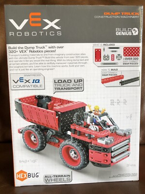 NIB Dump Truck Toy Hexbug VEX Robotics Construction Set Snap Pieces