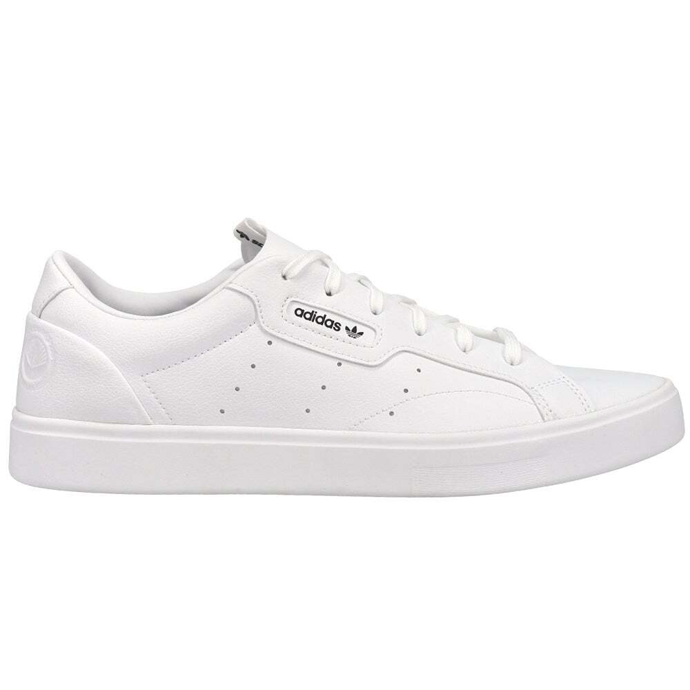 adidas FX7761 Womens Sleek Vegan Sneakers Shoes Casual - White | eBay