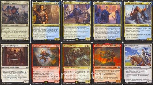 Custom Human Tribal Commander EDH Deck - Éowyn, Shieldmaiden - Token MTG Magic - Picture 2 of 7