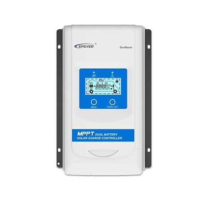 EPEVER 30A MPPT Dual Battery Solar Charge Controller 12V/24V Auto Max. PV 100...