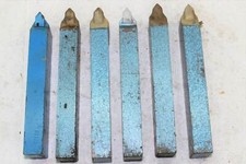 6x HM - Dłuto tokarskie spitzerskie - 32x20 mm - TGL 0-4975 - P30 & HS123 - NOWE