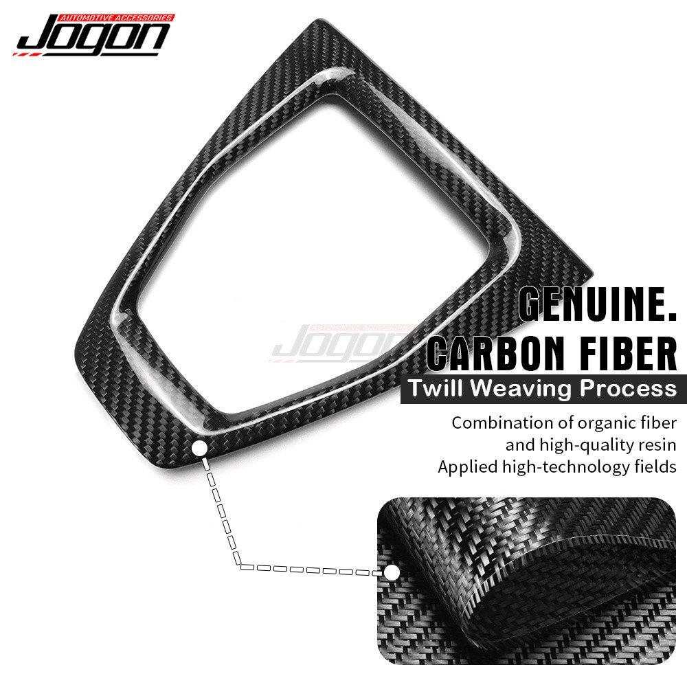 For Ford Mustang Convertible GT 2024+ Carbon Fiber MT Gear Shift Base Frame Trim - Picture 3 of 15