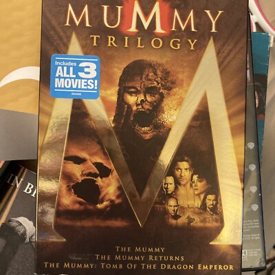The Mummy Trilogy 3-DVDs Brendan Fraser Duane Johnson The Rock