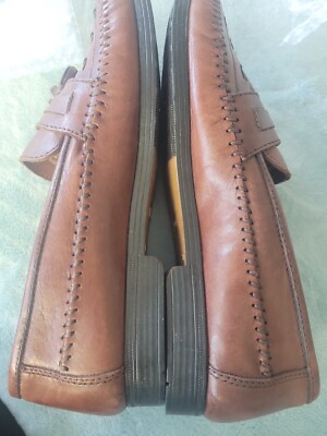 Woodbridge Woven Brazilian Leather Loafers w/ Tassels Mens  display picture 1