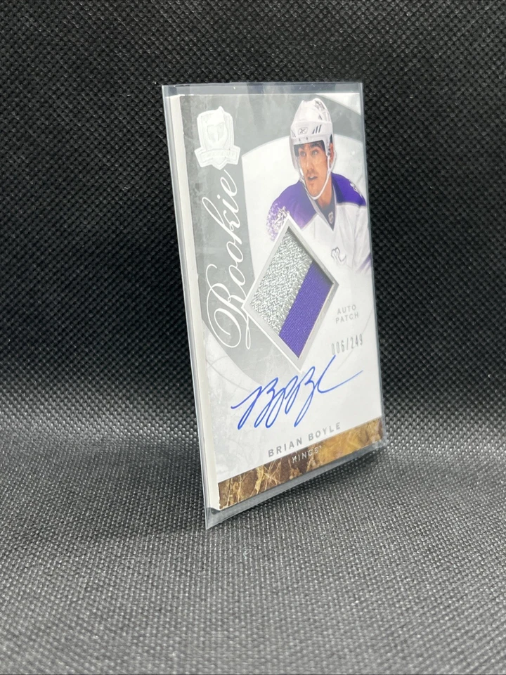 2008-09 UPPER DECK THE CUP PATCH AUTO #006/249 BRIAN BOYLE ROOKIE EXQUISITE GEM - Image 2 of 4