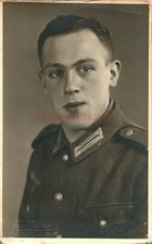 Photo PK, WW2. Wehrmacht GER 1943: Portrait of the recruit "Karl Heinz" (MB)2...