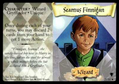 Harry Potter TCG Quidditch Cup #25 Seamus Finnigan
