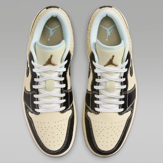 シューズ(女性用) Nike Jordan low - HQ3437-101 JORDAN BRAND AIR JORDAN 1 LOW SE COCONUT MILK/BLACK-MUSLIN