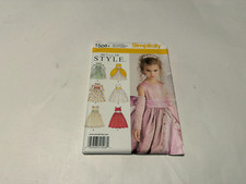 Simplicity 1508 Special Occasion Girl's Full Skirted Dress, Sz 4-8 Uncut Sewing