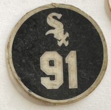 Chicago White Sox Game Used Bat Knob Decal - #91 - MLB Baseball