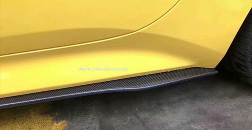 Para Ferrari California T 2015-2018 Faldas laterales de fibra de carbono real Panel de ajuste de labios - Imagen 13 de 17