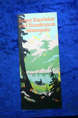 Super Excelsior & Henderson Motorcycles Prospekt (M1099) Nachdruck Archiv Verlag
