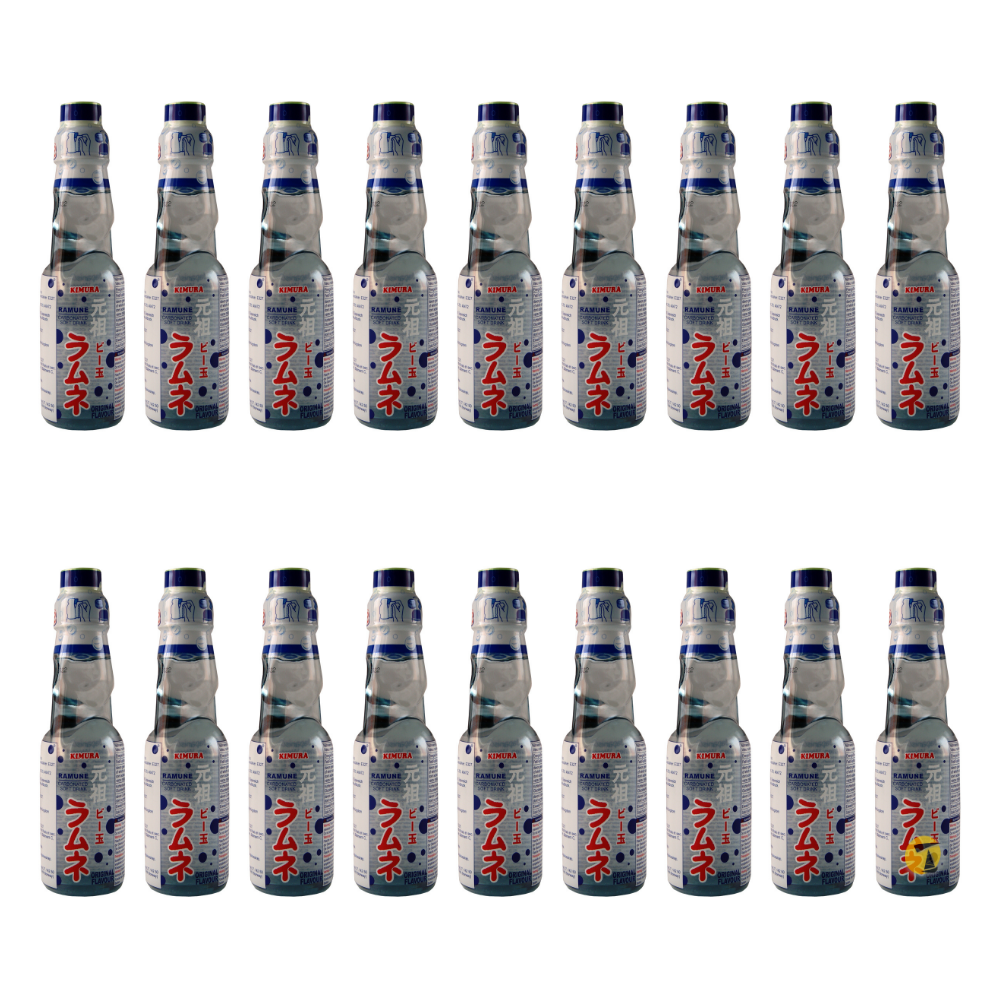 Kimura Japanese Lemonade Original Ramune - Case Of 18 x 200ml