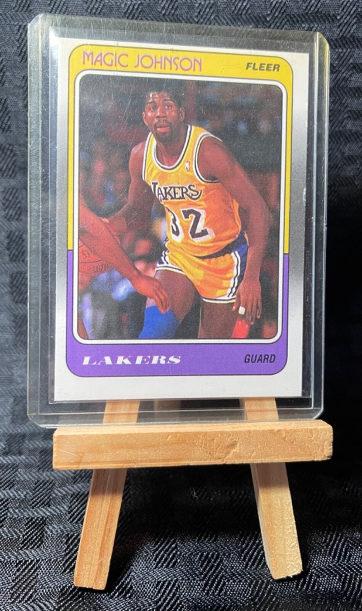 1988 -1989 Fleer Magic Johnson Lakers Basketball Card #67 of 132