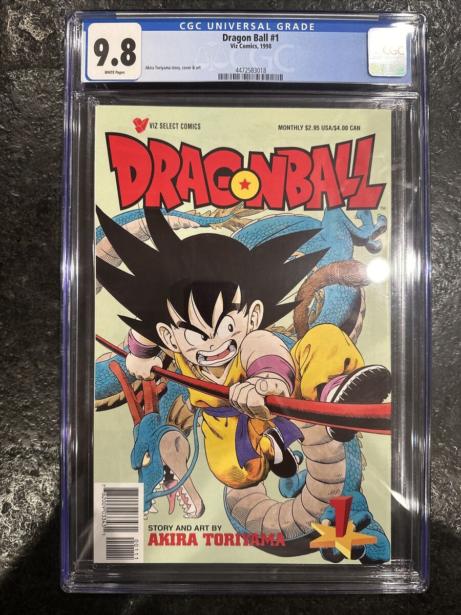 Dragon Ball #1 CGC 9.8 1998 1st Print Viz Comics | eBay Dragon Ball #1 CGC 9.8 1998 1st Print Viz Comics | eBay
