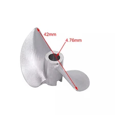 1Pc RC Boat Propeller 42mm 4.76mm 3/16" CNC Prop for TRAXXAS Spartan M41 Metal