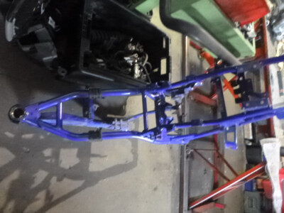 Yamaha WR 125 X E.z 2015    Rahmen mit Brief, Frame, Telaio, Documents