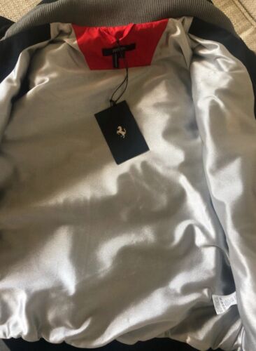 Ferrari California Embroidered Racing Jacket Water And Wind Repellent NW Size L - Picture 4 of 7