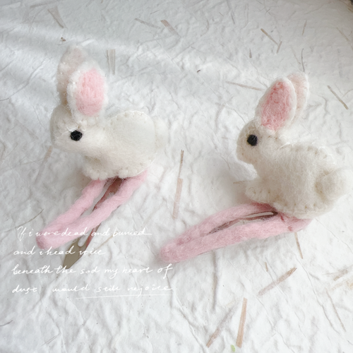 Cute Bunny Hair Accessories - Soft Bunny Hair Ties and Hair Clips for All Ages - Foto 6 di 12