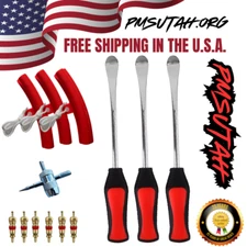 Big Kit Tire Spoons Changing Iron Bike Biking Motorcycle ATV Repair Flat PMSUTAH