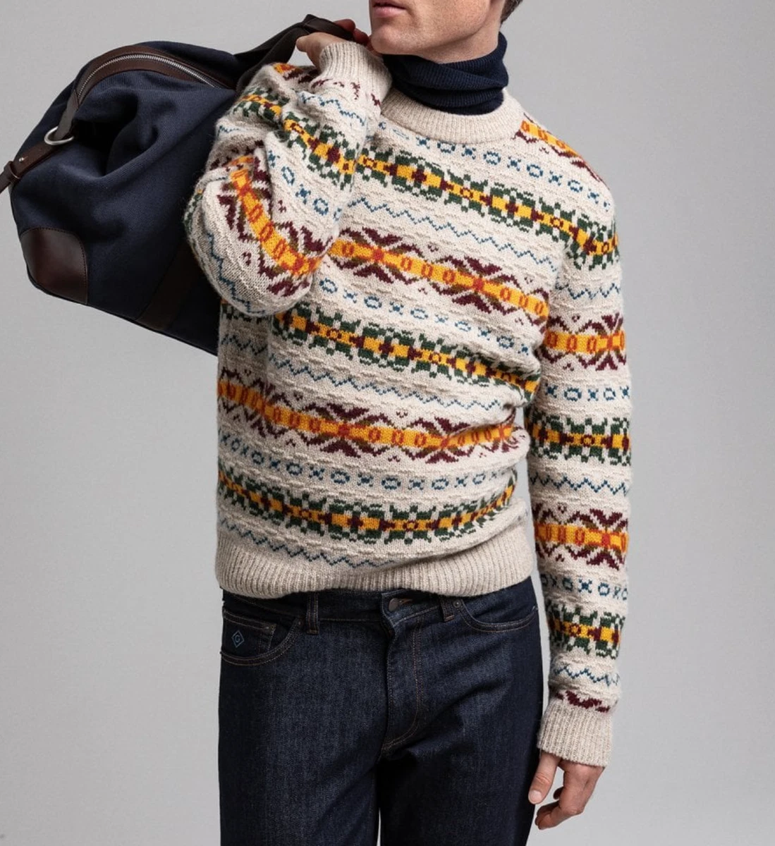 Gant fair isle best sale sweater