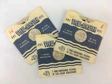 3 Vintage View-Master Reels 946 951 956 Roy Rogers Hopalong Cassidy Gene Autry