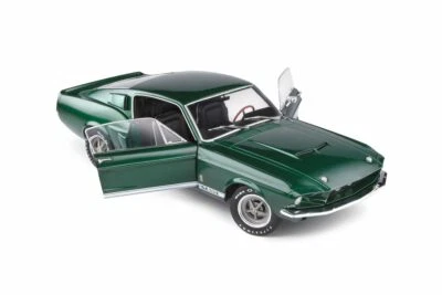 Ford Mustang Shelby GT500 1967 1:18 Sportwagen Metall Modell Solido Dunkelgrün - Bild 1 von 4