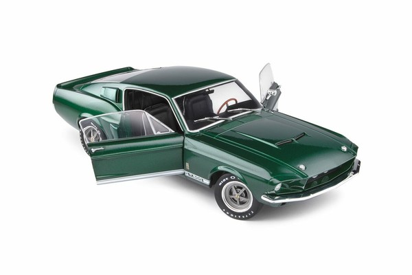 Ford Mustang Shelby GT500 1967 1:18 Sportwagen Metall Modell Solido DunkelgrüN-image