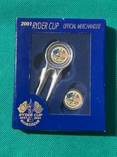 Ryder Cup 2001 Golf Gift Set Divot Tool & Marker – Boxed – Cancelled Event