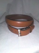 NICE ROUNDTREE  YORKE FULL GRAIN COWHIDE.GLOVE LEATHER BELT SZ 41-45W