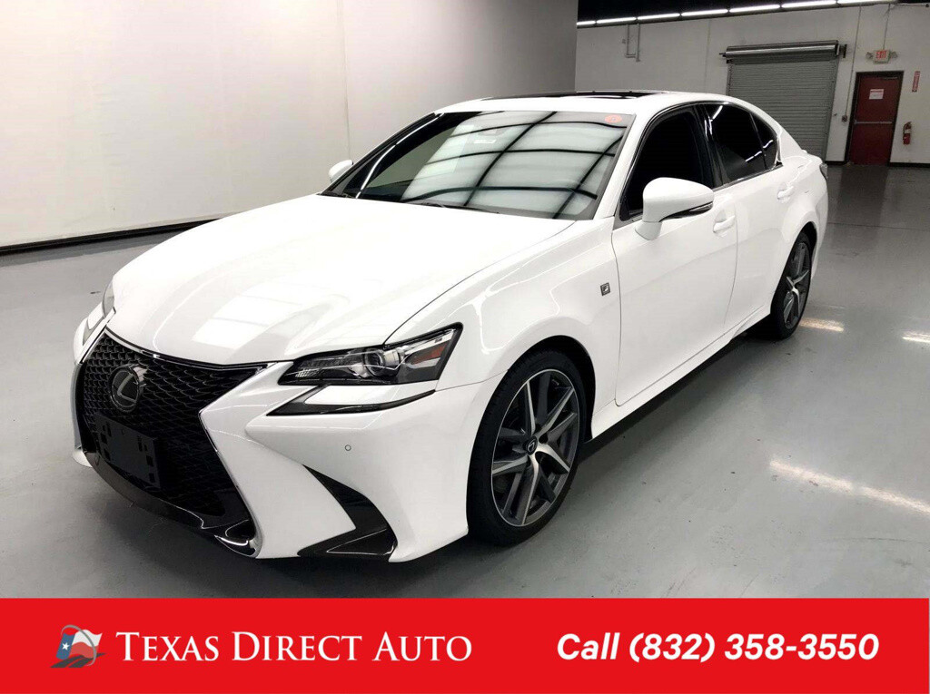 2018 Lexus GS F SPORT Texas Direct Auto 2018 F SPORT Used 3.5L V6 24V Automatic RWD Sedan Premium