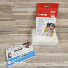 HP & Canon Glossy Photo Paper Lot Inkjet, 4x6, Glossy, Approx 300 Sheets