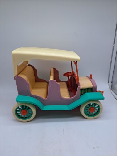 Vintage 1984 Cabbage Patch Kids Mini Dolls Coleco Musical Wind-Up Buggy - Picture 3 of 11