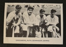 1979 TCMA Renata Galasso Hank Greenberg Babe Ruth Charlie Gehringer Lou Gehrig