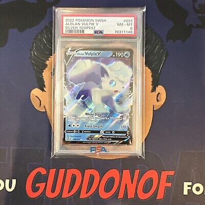 Pokémon TCG Alolan Vulpix V Sword & Shield - Silver Tempest Pokémon TCG Alolan Vulpix V Sword & Shield - Silver Tempest