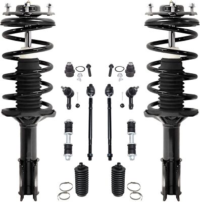 FWD Front Struts Sway Bars Tie Rods Ball Joints for 2002-2005 Mitsubishi Lancer