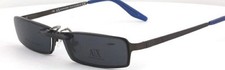 Custom-Made Polarized CLIP-ON Sunglasses To Fit Armani Exchange AX100 52x17