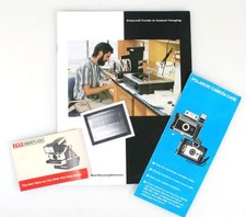POLAROID CAMERA   FLASH LITERATURE, SET OF 3