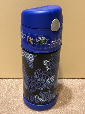 NEW THERMOS FUNTAINER 12 OZ Stainless Steel Insulated Bottle